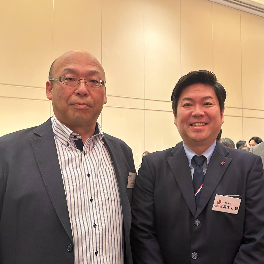 熊本ヴォルターズ代表の湯之上様と会談